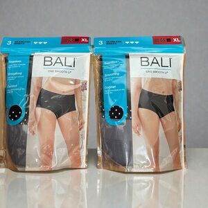 BALI 6 Pairs One Smooth U Seamless Briefs XL (14-16) DFS361 NWT